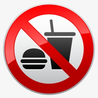 No Food Or Drink Sign Clipart - No Food To Be Consumed In This Area ...