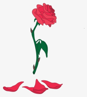 Movies Personal Use Beauty And The Beast Rose Enchanted Rose Beauty And The Beast Stained Glass Free Transparent Clipart Clipartkey