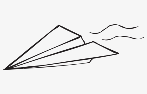 Plane Clipart White Background - Flying Paper Airplane Clipart , Free ...