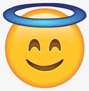 Smiling Face With Halo Free High Resolution Emoji Icons - Halo Emoji ...