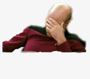 #facepalm - Captain Picard Facepalm Png , Free Transparent Clipart ...