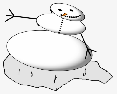 Transparent Melted Snowman Clipart - Melting Cartoon Face , Free ...