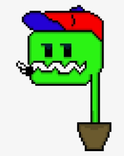 Mario Venus Fly Trap - Mario Piranha Plant Pixel Art , Free Transparent ...