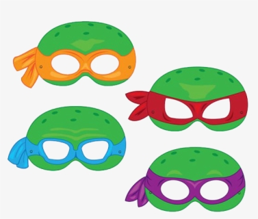 Mask Clipart Ninjago - Teenage Mutant Ninja Turtle Leonardo Mask Cutout ...