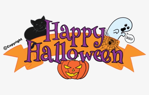 Happy Halloween Banner Free Transparent Clipart Clipartkey