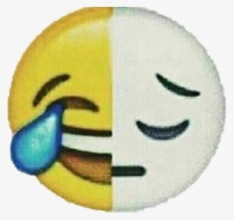 Clip Art Happy Sad Emoji Emoji Meme Open Eye Crying Laughing Emoji Free Transparent Clipart Clipartkey