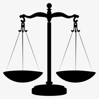 Scales, Justice, Balanced, Black, Silhouette, Empty - Scales Of Justice ...