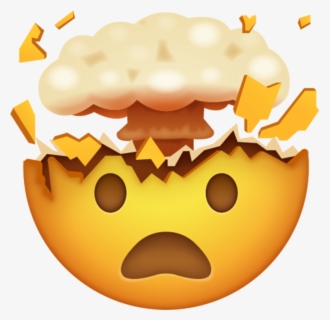 Head Exploding Emoji , Free Transparent Clipart - ClipartKey