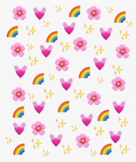 Rainbow Heart Emoji Background Freetoedit Heart Emoji Background Png Free Transparent Clipart Clipartkey
