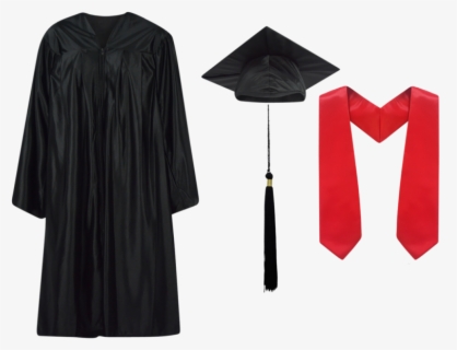 Cap Clipart Gown - Graduation Cap And Diploma Clipart , Free ...