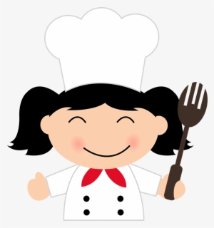 Pizza Clip Art Happy - Cute Chef Girl Cartoon , Free Transparent ...