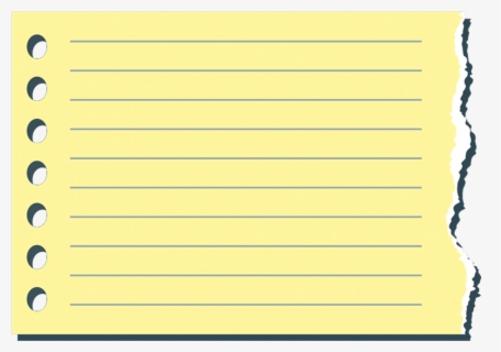 Ripped Notebook Paper Png - Torn Notebook Paper Png , Free Transparent ...