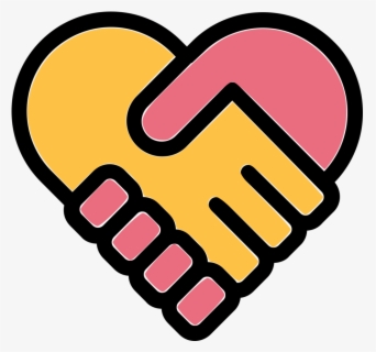 Hands Clipart Hand Holding - Holding Hands Heart Logo , Free ...