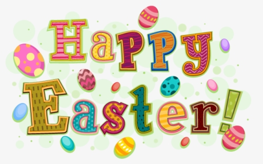 Download Green Happy Easter Banner Png Clip Art Image - Free Happy ...