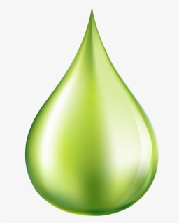 Water Drop - Gota De Agua Color Verde , Free Transparent Clipart ...