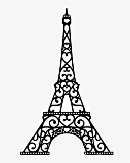 Free Eiffel Tower Black And White Clip Art With No Background Clipartkey