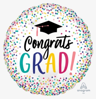 Congrats Grad Balloons Latex , Free Transparent Clipart - ClipartKey