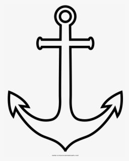 Anchor Coloring Page - Anchor Icon Transparent Background , Free ...