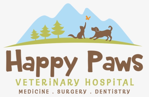 Happy Paws Veterinary Hospital - Graphic Design , Free Transparent ...