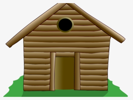 Straw House Cliparts - Wood Three Little Pigs Houses , Free Transparent Clipart - ClipartKey