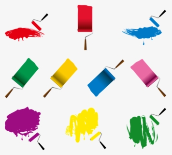 Paint Roller Splattered Paint Scrapbooking Draw ペンキ フリー 素材 Free Transparent Clipart Clipartkey