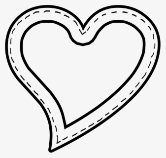Free Black And White Heart Clip Art with No Background - ClipartKey