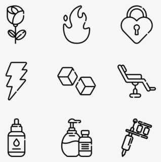 Tattoo Machine Computer Icons Tattoo Artist - Tattoo Color Icon Png ...