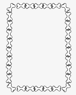 Hd Illustration Of Blank - Dog Bone Border Clipart , Free Transparent ...