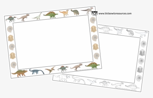 Dinosaur Border Sheets - Dinosaur Borders , Free Transparent Clipart ...