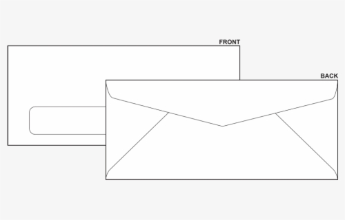 #10 Window Envelope - Paper , Free Transparent Clipart - ClipartKey