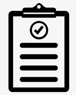 Checklist Png Image - Checklist Black And White , Free Transparent