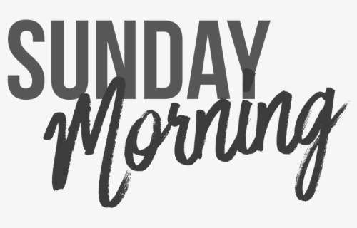 Transparent Palm Sunday Clipart Black And White - Sunday Morning Black