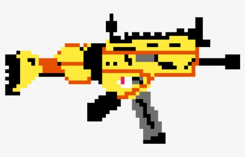Transparent Shotgun Pixel Art - Assault Rifle , Free Transparent ...