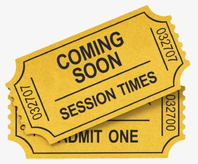 Ticket Clip Art Cinema Train - Transparent Background Movie Ticket ...