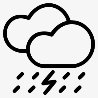 Rain Sun Clipart Black And White , Transparent Cartoons - Clouds And ...