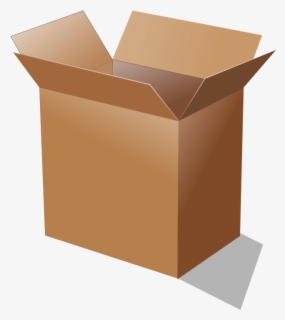 Open Cardboard Box Png Clip Art - Open Box Transparent Background ...