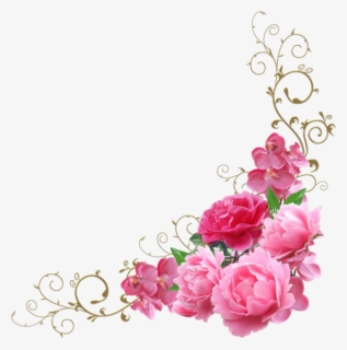 Peony Clipart Floral Arch - Transparent Pink Flowers Png , Free ...