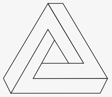 Impossible Triangle Vector Clipart , Png Download - Impossible Triangle ...