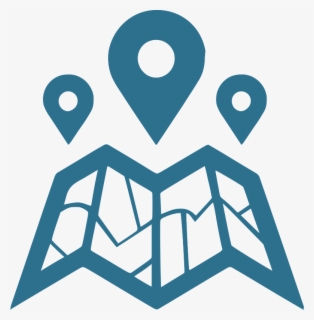 Tracking And Traceability - Map With Pins Icon , Free Transparent ...