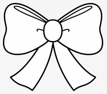 Clip Art Ribbon Bow Drawings - Jojo Siwa Colouring Pages , Free ...