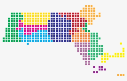 Color Map Of Massachusetts - Pixel Map Of Russia , Free Transparent ...
