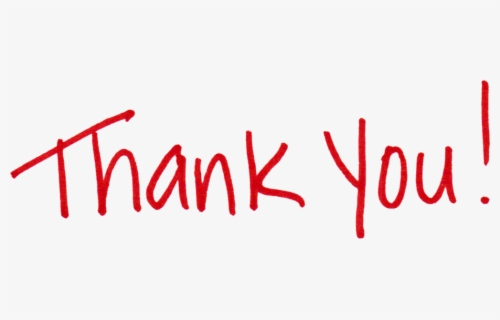 Thank U Png - Thank You Red Transparent , Free Transparent Clipart ...