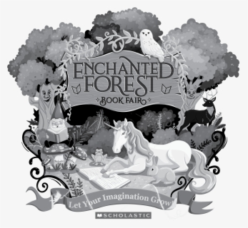 Scholastic Book Fair Flyer Enchanted Forest , Free Transparent Clipart - ClipartKey