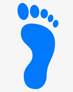 Blue Foot Printable Blue Footprint Png - Foot Print Clip Art , Free Transparent Clipart ...