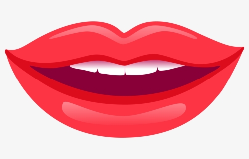 Lipstick Clipart Lip Gloss - Pink Lips Transparent Background , Free ...