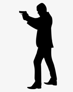 Man With Gun Silhouette Png , Free Transparent Clipart - Clipartkey