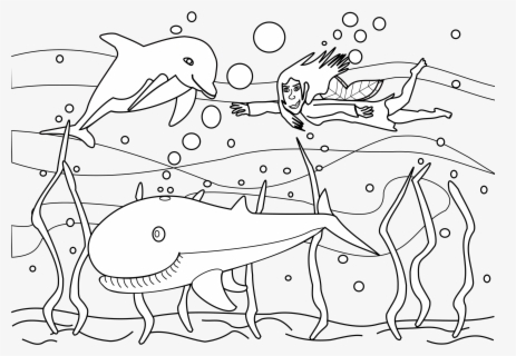 Free Ocean Black And White Clip Art With No Background Clipartkey