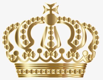 Queen Crown Clipart Golden - Gold Crown Transparent Background , Free ...