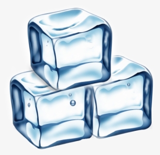 Three Icecubes - Ice Cubes Animated Gif , Free Transparent Clipart