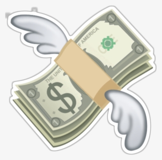 Flying Money Emoji , Transparent Cartoons - Cash Emoji , Free ...